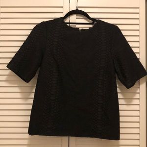 Black Topshop dress top